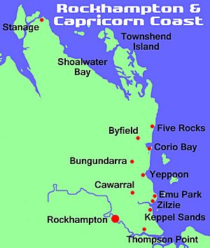 Capricorn-coast-map