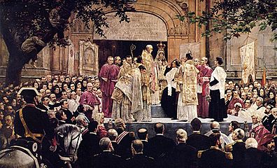 Coronación de La Madre de Dios de Begoña by José Etxenagusia