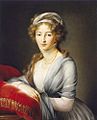 Empress Elisabeth Alexeievna by Vigee-Le Brun (1795, Castle of Wolfsgarten)
