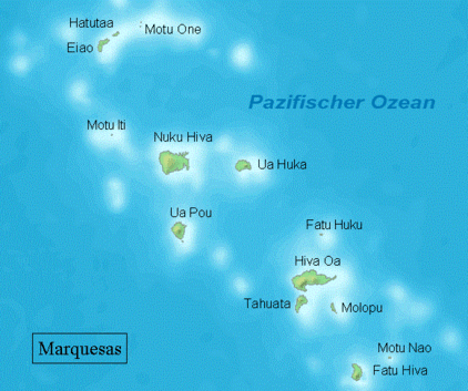 Marquesas Karte