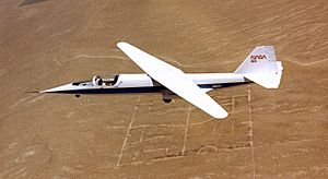 NASA AD-1 in flight