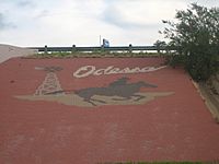 Odessa, TX, welcome sign Picture 1824