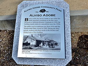 P338 Alviso Adobe plaque