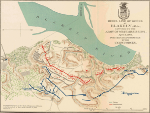 Battle of Fort Blakely map