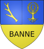 Blason ville fr Banne (Ardèche)