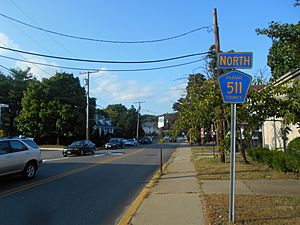 County Route 511 northbound in Bloomingdale