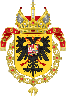 Coat of Arms of Charles V as Holy Roman Emperor, Charles I as King of Spain-Or shield variant.svg