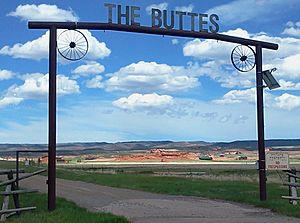 Entrance to The Buttes from US 287