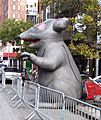 Giant inflatable rat