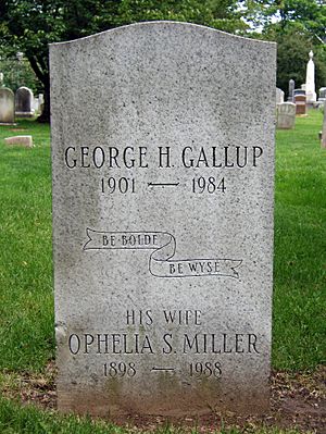 Grave of George H. Gallup