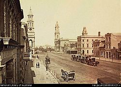 King william street, Adelaide 1889