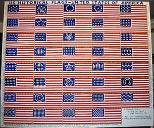 US historical flags-United States of America