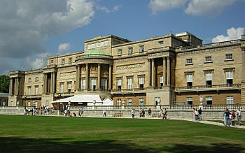 West facade of Buckingham Palace