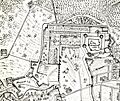 Befestigungsplan des Heidelberger Schlosses 1622 von Anonymus