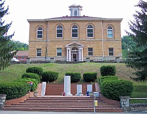 The Old Clay County Courthouse in Clay in 2007