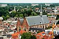 Deventer, Blick vom Turm der Lebuïnuskerk zur Broederenkerk