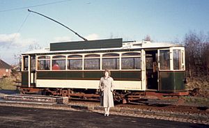 Dudley Tram No. 5 at Black Country Museum 1990