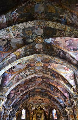 Església de sant Nicolau de València, voltes amb frescos