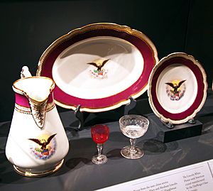 Lincoln White House service set 1861 - Smithsonian Museum of Natural History - 2012-05-15
