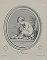 Love drawing by François Boucher engraved by Madame de Pompadour after a work by Jacques Guay c. 1755