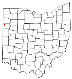 Location of Convoy, Ohio