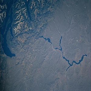 Patagonian desert (viewed from orbit)