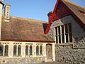 Porch linking the Methodist church, Churchill, North Somerset (geograph 6387565 by Neil-Owen)