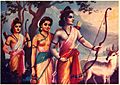 Rama exiled to Forest