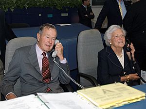 STS120President Bush
