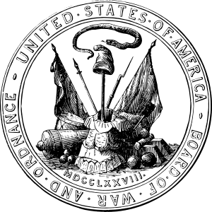 Seal of the United States Board of War and Ordnance.svg