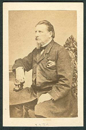 Still unknown photographer famous people serial number 1170 Karl Gutzkow about 1860 Bildseite