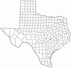 Location of Elgin, Texas