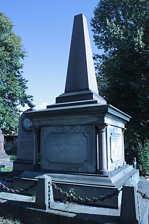 The grave of Sir William Lawrence MP, Kensal Green Cemetery