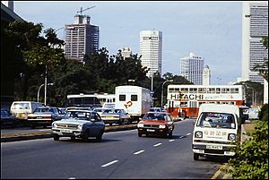 Traffic in Singapore, 1981