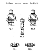 First patent release of the LEGO figures