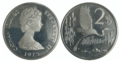 2 dollar Cayman 1975