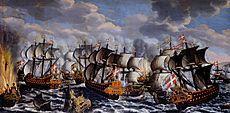 Battle in køge bay-claus moinichen 1686