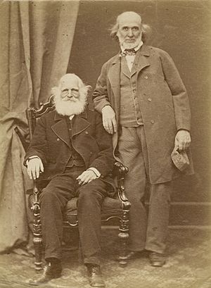 Hiram Powers and William Cullen Bryant by Longworth Powers