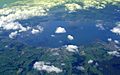 Lake Rotorua from air