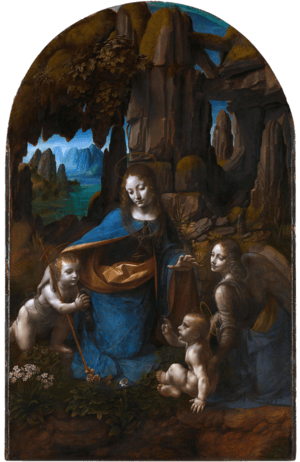 Leonardo da Vinci - Virgin of the Rocks (National Gallery London)