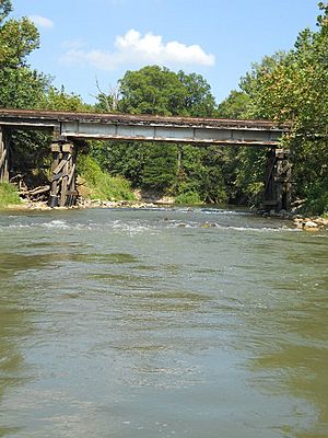 Obion river train bridge