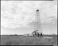 Oil tower, Texon Texas 12-4-2012