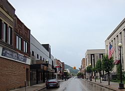 Williamson, West Virginia; view looking down East 2nd Ave.