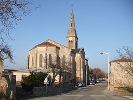The church in Colombier-le-Vieux
