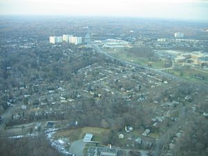 Aerial view of White Oak, Maryland, in January 2007.