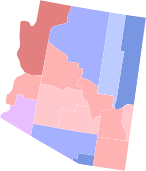 Arizona voter registration by party as of January 2021