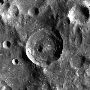 Bok crater LROC