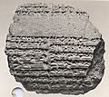 Cuneiform cylinder- inscription of Nebuchadnezzar II commemorating the reconstruction of Etemenanki, the ziggurat at Babylon MET ME86 11 284