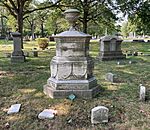 Grave of John Blake Rice (1809–1874) at Rosehill Cemetery, Chicago 1