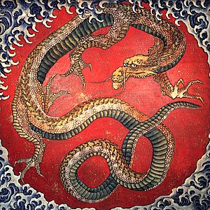 Hokusai Dragon
